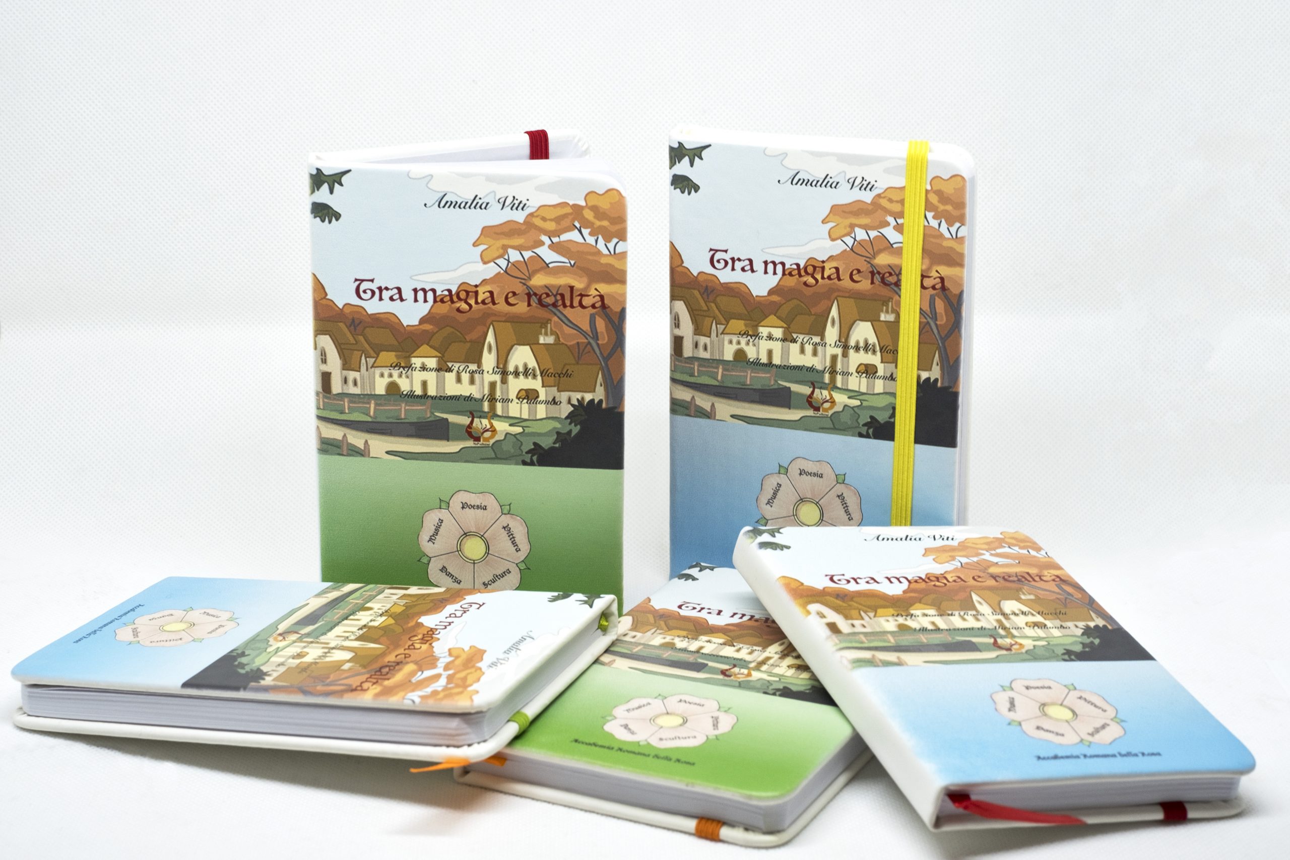 Taccuini personalizzati con stampe prodotti aziendali