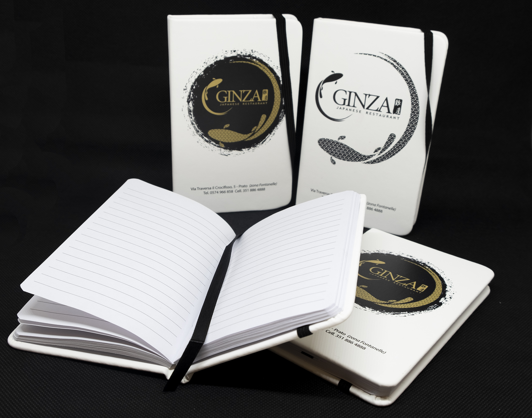 Immagine di taccuini personalizzati realizzati per un'azienda